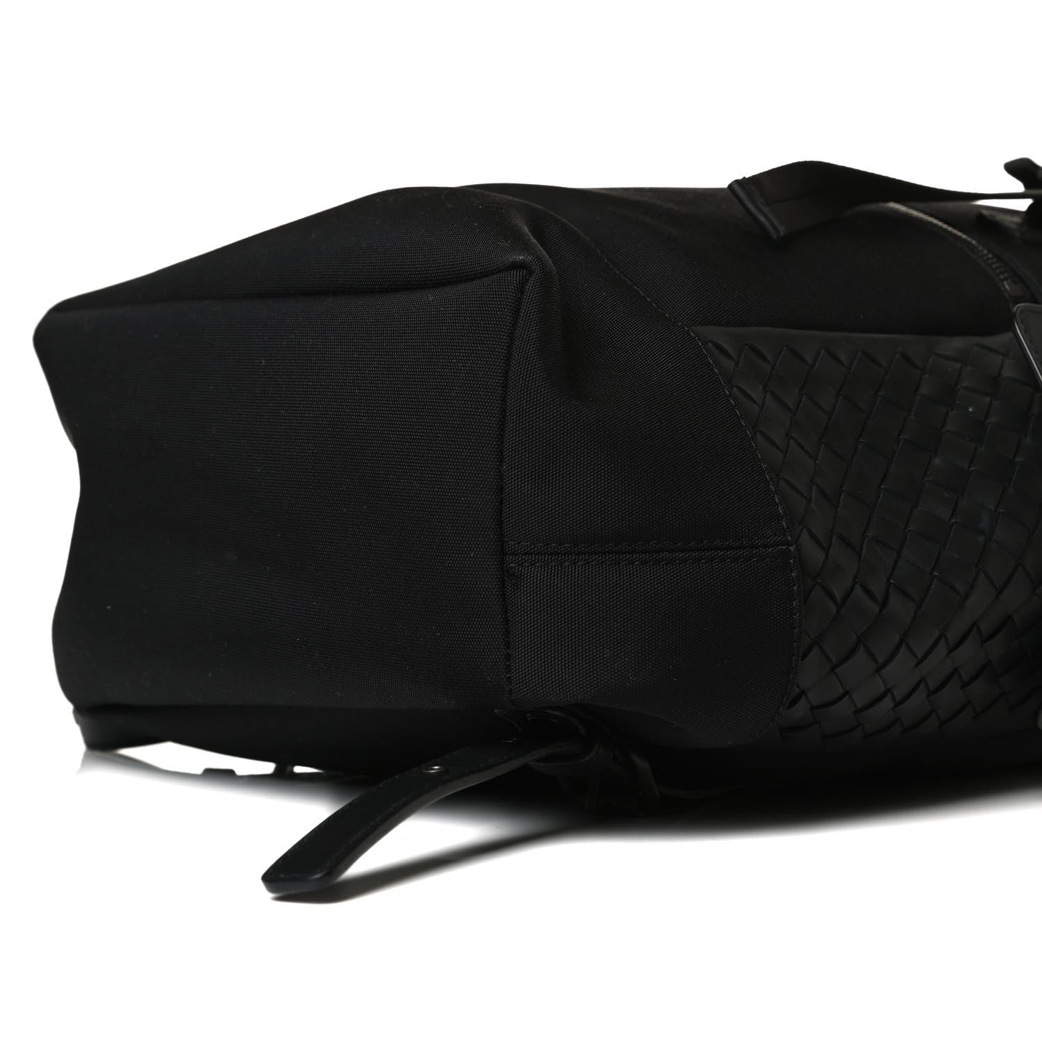Bottega Veneta Canvas Calfskin Intrecciato Sassolungo Backpack 8 of 12