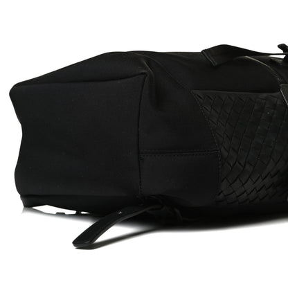 Bottega Veneta Canvas Calfskin Intrecciato Sassolungo Backpack 8 of 12