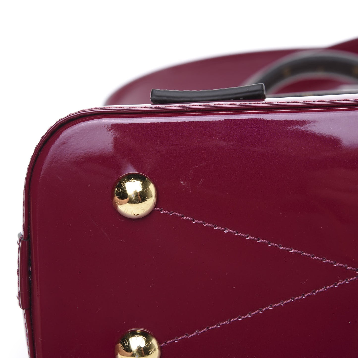 Patent Monogram Alma BB Magenta