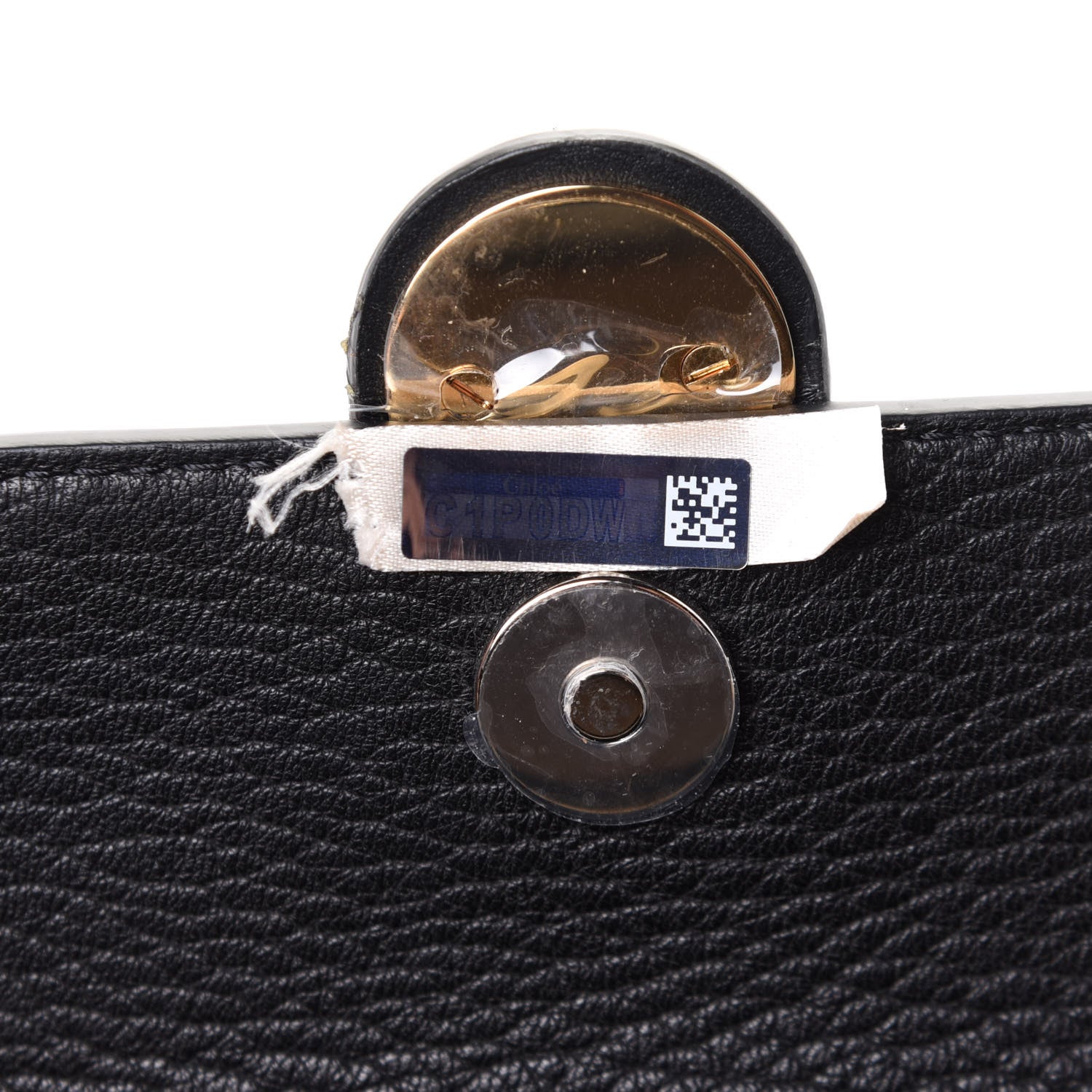 Chloe Grained Calfskin Small Tess Bag Black 8 of 11