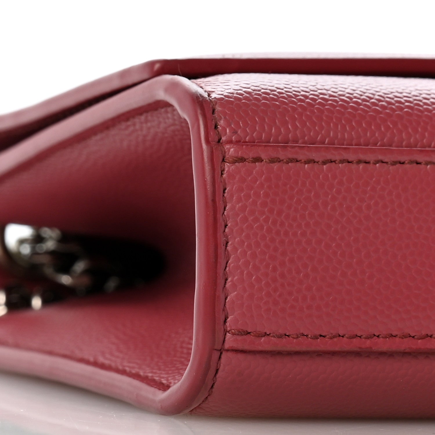 Saint Laurent Grain De Poudre Small Classic Monogram Kate Satchel Mystic Rose 8 of 11