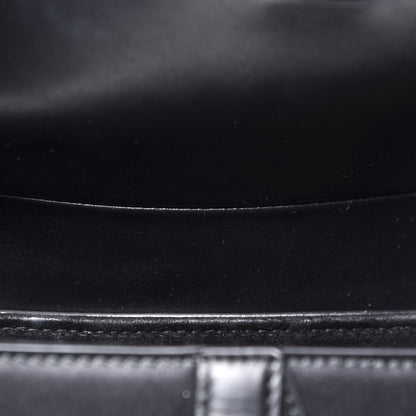 Christian Dior Calfskin Saddle Bag Black 8 of 10