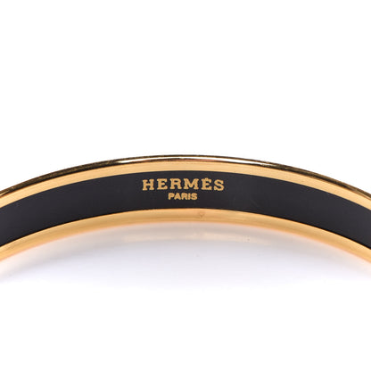 Hermes Enamel Printed Narrow Bracelet 70 5 of 7