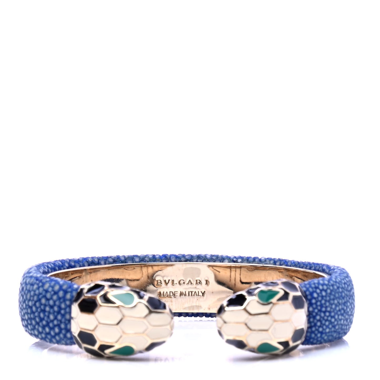 Galuchat Serpenti Forever Bracelet Royal Sapphire
