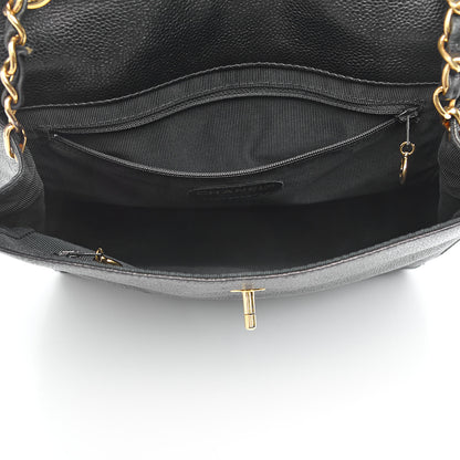 Chanel Caviar CC Shoulder Bag Black 5 of 10