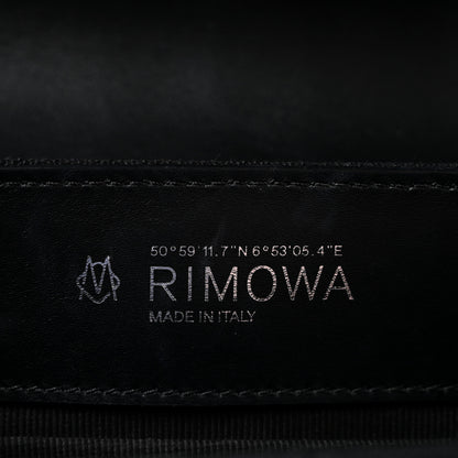 Rimowa Calfskin Canvas Never Still Crossbody Flap Bag Black 6 of 14