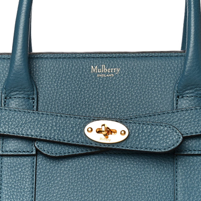 Mulberry Small Classic Grain Mini Zipped Bayswater Blue 10 of 14