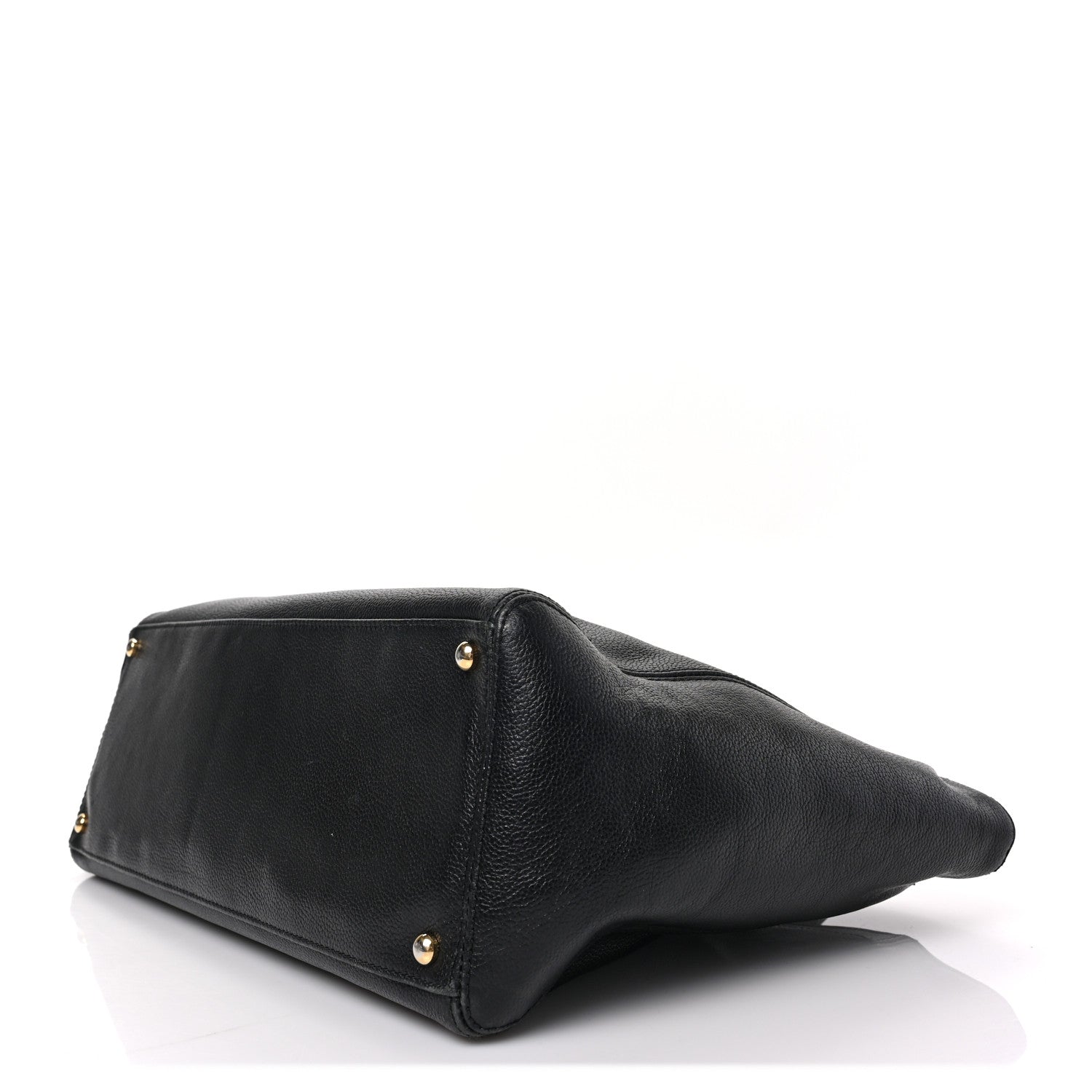 Chanel Calfskin Cerf Executive Shopper Tote Black 8 of 8