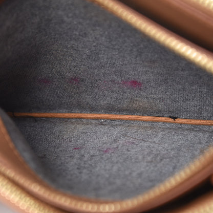 Celine Lambskin Small Trio Crossbody Bag Tan 9 of 11