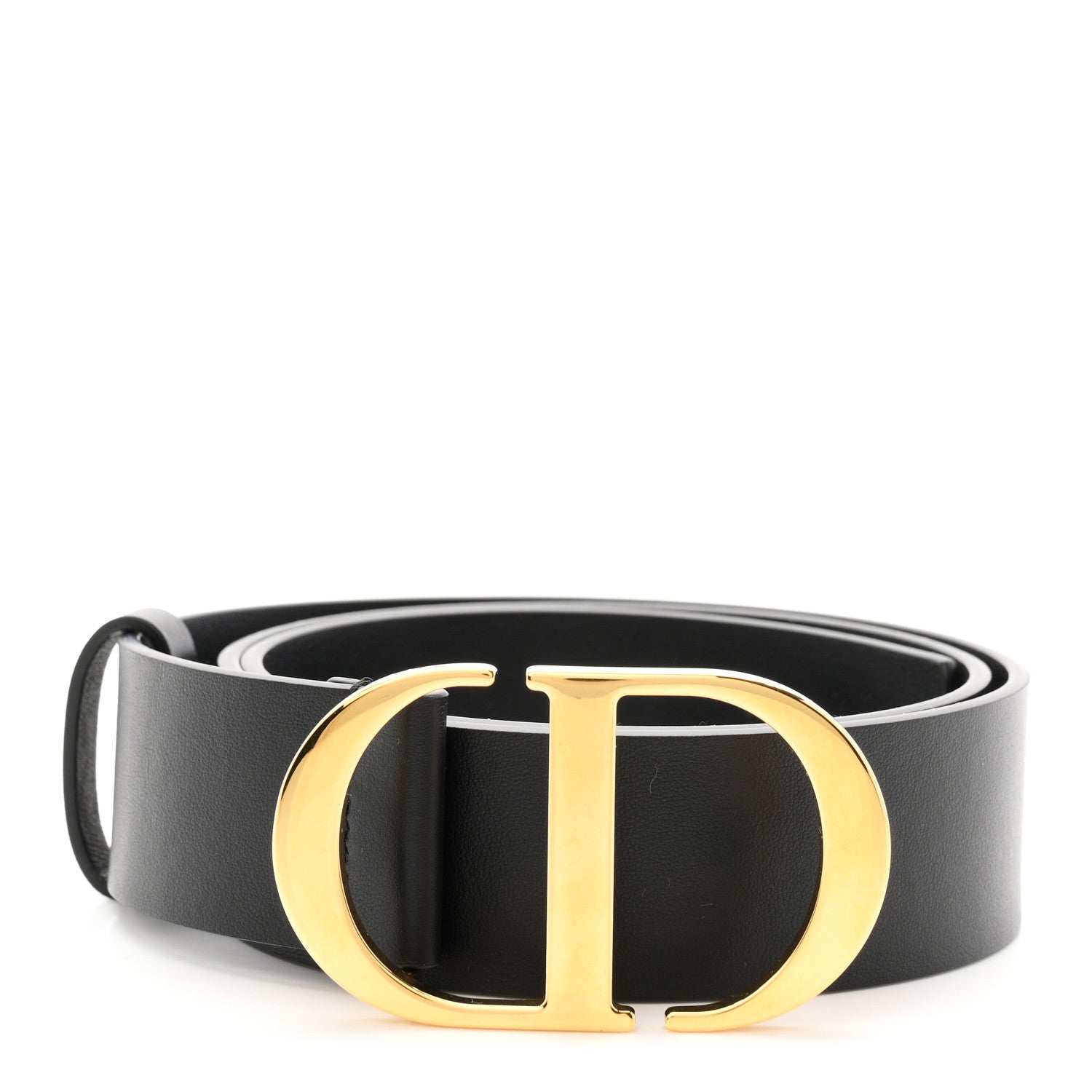 Christian Dior Calfskin CD Belt 80 32 Black 1 of 6