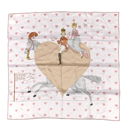 Hermes Silk Hermes Tea Time Scarf 70 Rose Pale Beige 1 of 6