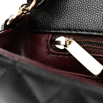 Chanel Caviar Quilted Mini Rectangular Flap Black 12 of 13
