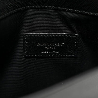 Saint Laurent Grain De Poudre Uptown Pouch Black 6 of 6