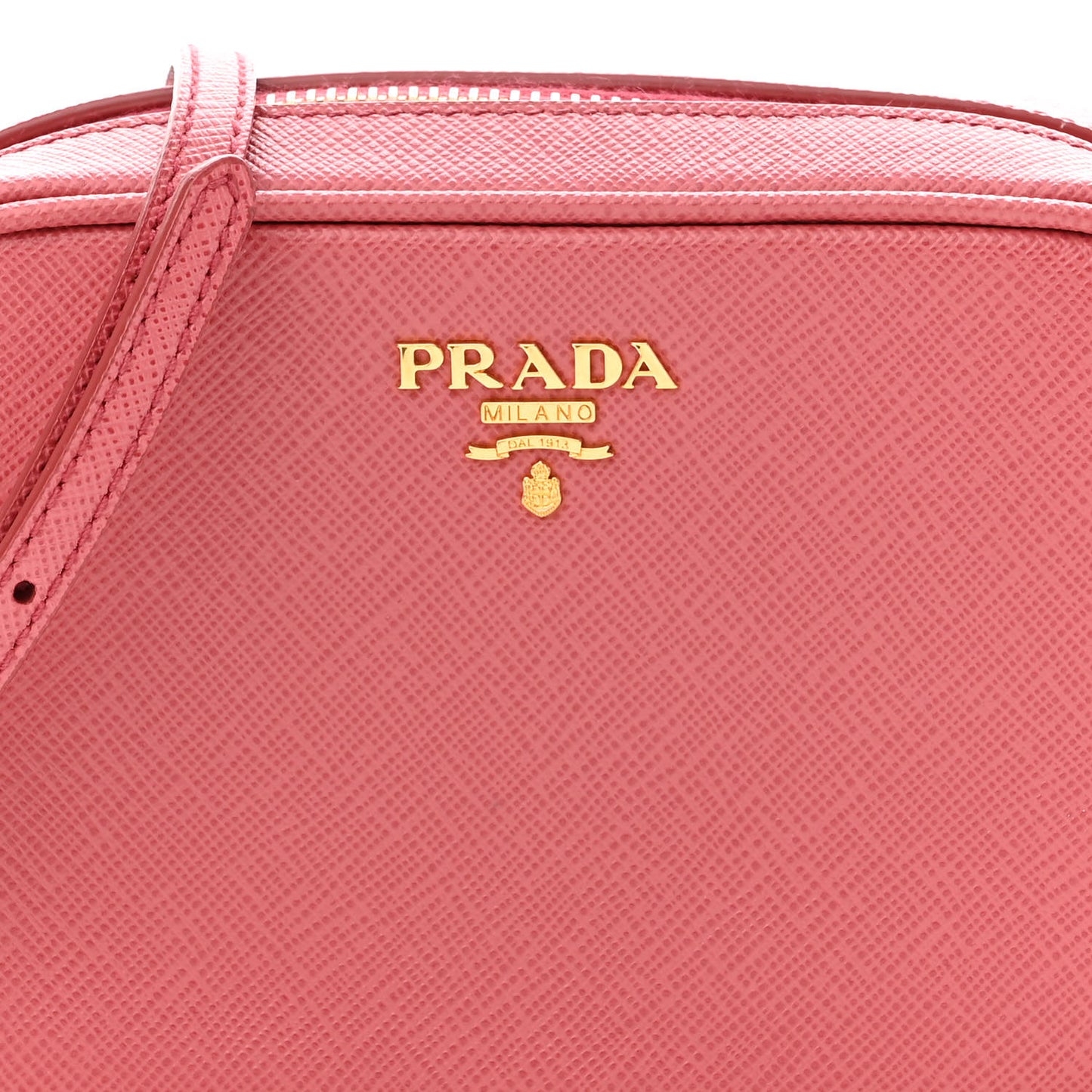 Saffiano Mini Camera Crossbody Peonia
