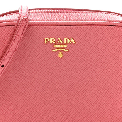 Prada Saffiano Mini Camera Crossbody Peonia 6 of 9