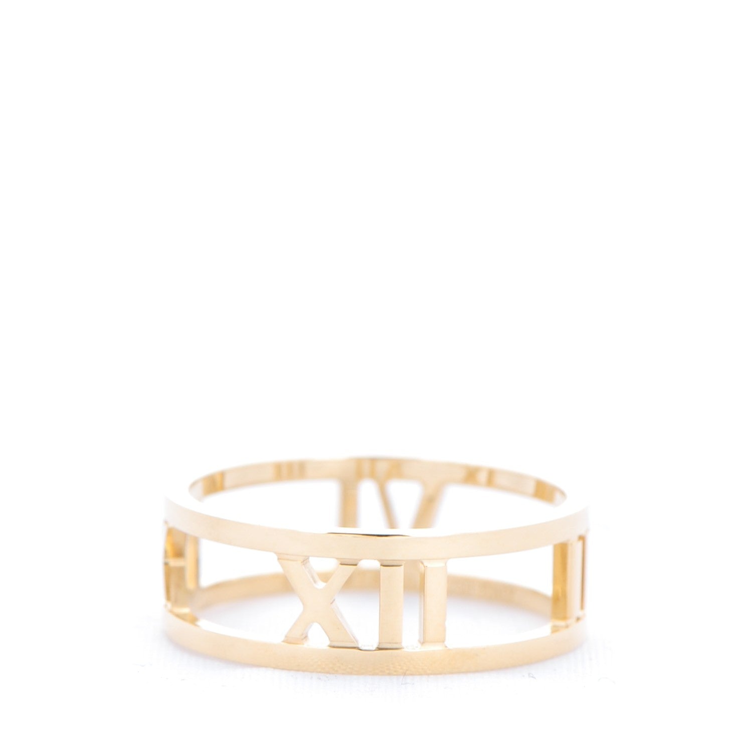 Tiffany 18K Yellow Gold Atlas Open Ring 8.5 1 of 5