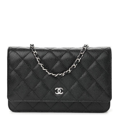 Chanel Caviar Quilted Wallet On Chain WOC Black 1 of 10