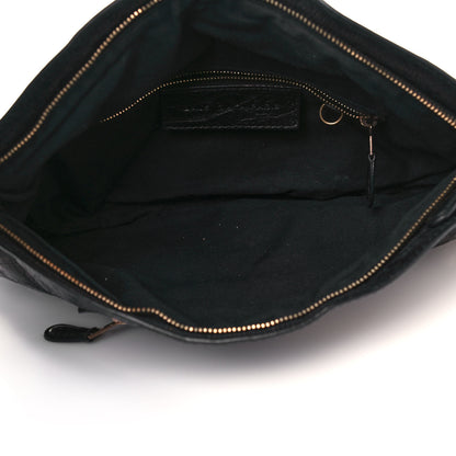 Balenciaga Agneau Giant 12 Gold Hardware Premier Clutch Black 5 of 11