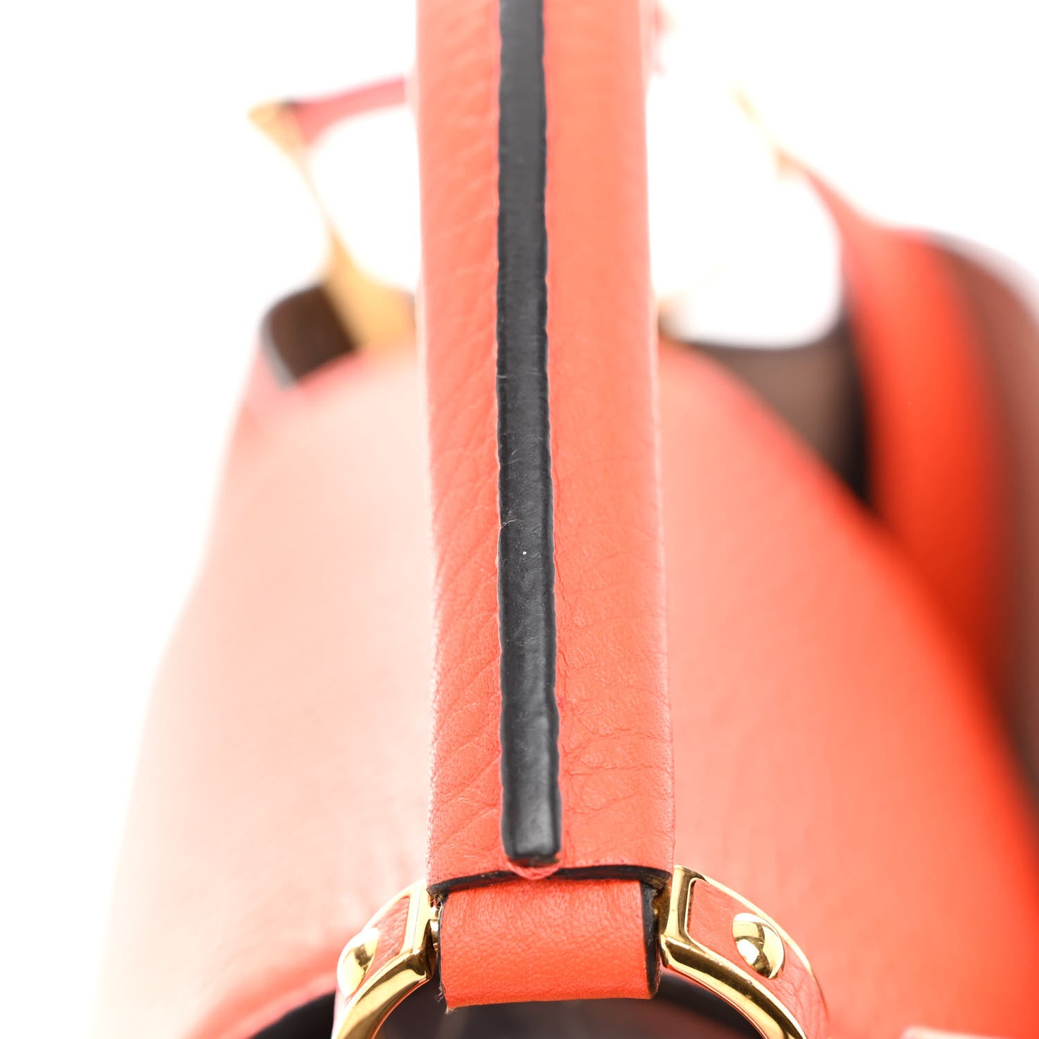 Louis Vuitton Taurillon Capucines BB Tonic Orange 11 of 12