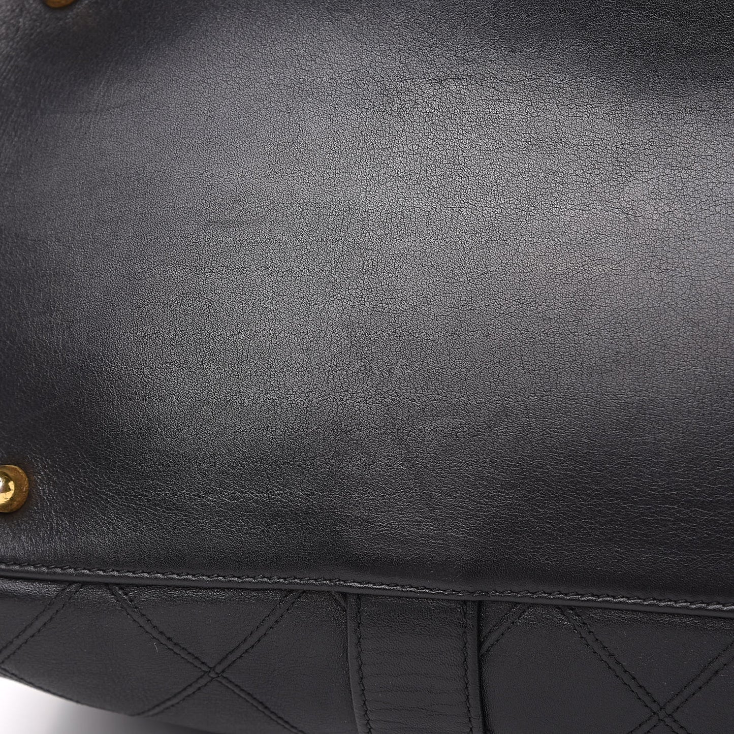Calfskin Stitched CC Boston Black