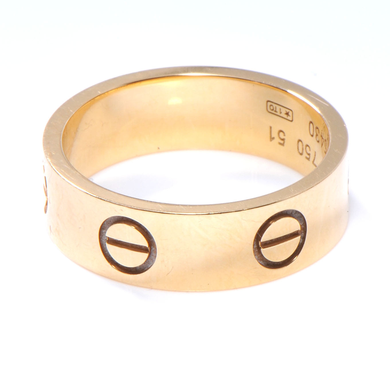 18K Pink Gold 5.5mm LOVE Ring 51 5.75