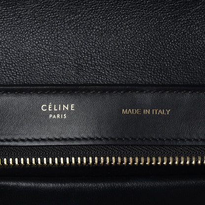 Celine Smooth Calfskin Suede Small Tri-Color Trapeze White 6 of 9
