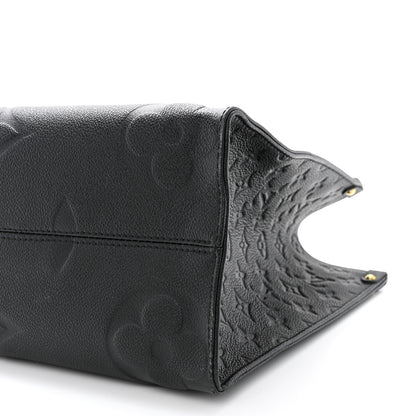 Louis Vuitton Empreinte Monogram Giant Onthego MM Black 9 of 9