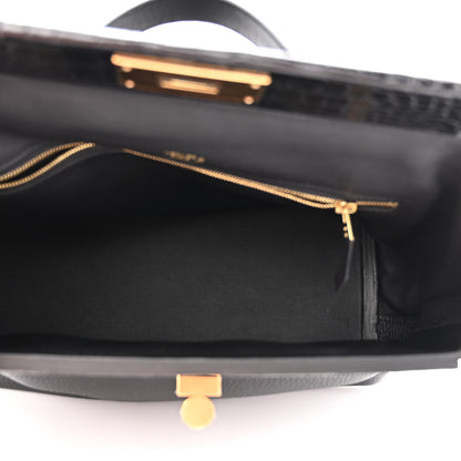 Hermes Togo Matte Alligator Swift Touch 24/24 29 Black 5 of 11