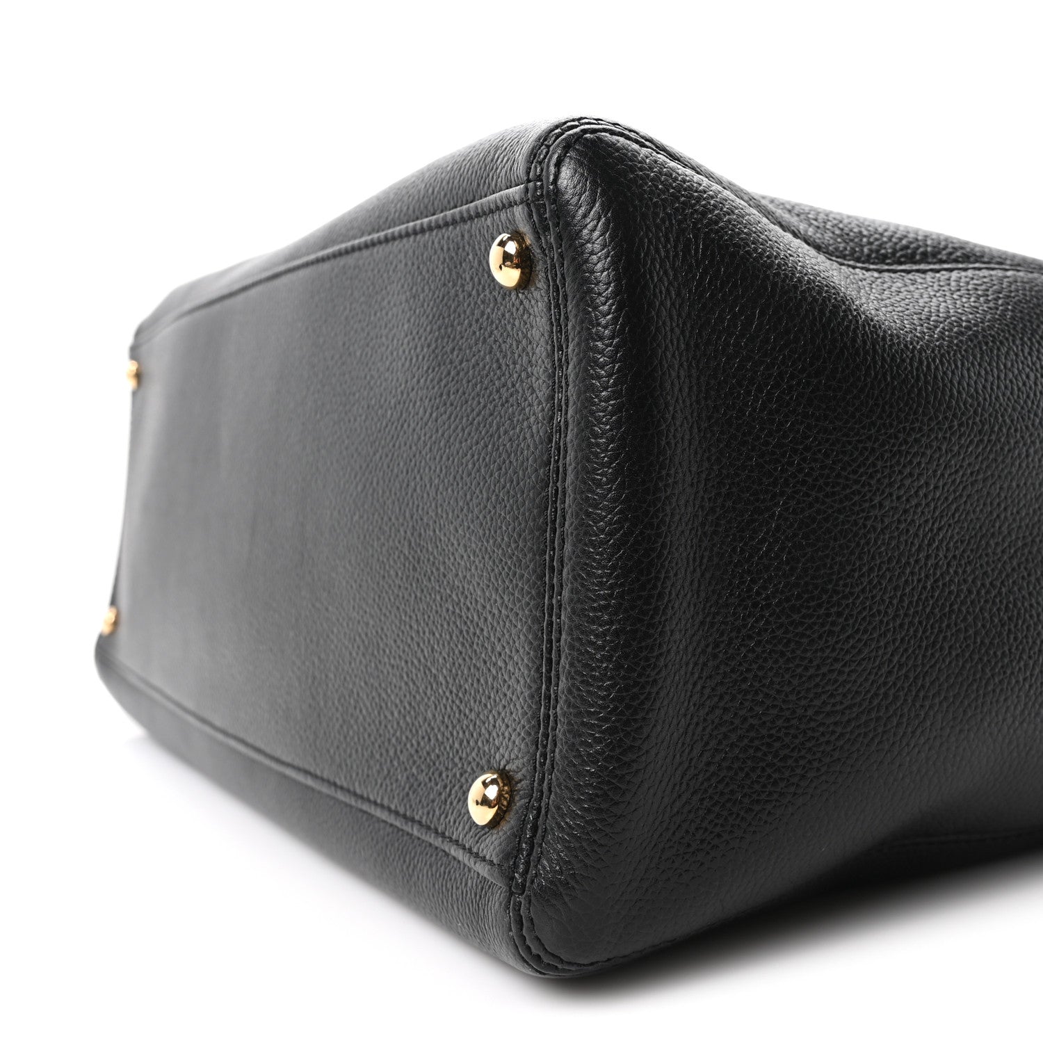 Chanel Calfskin Cerf Executive Shopper Tote Black 10 of 10