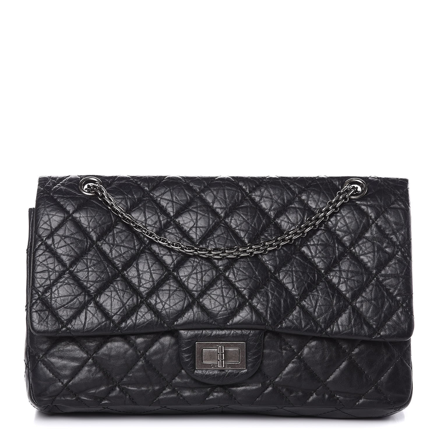 Chanel Aged Calfskin Quilted 2.55 Reissue 227 Flap Black 1 of 9