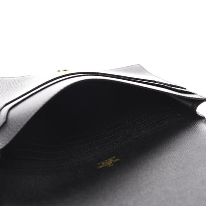 Valentino Garavani Grainy Calfskin Vlogo Signature Pouch Black 6 of 8
