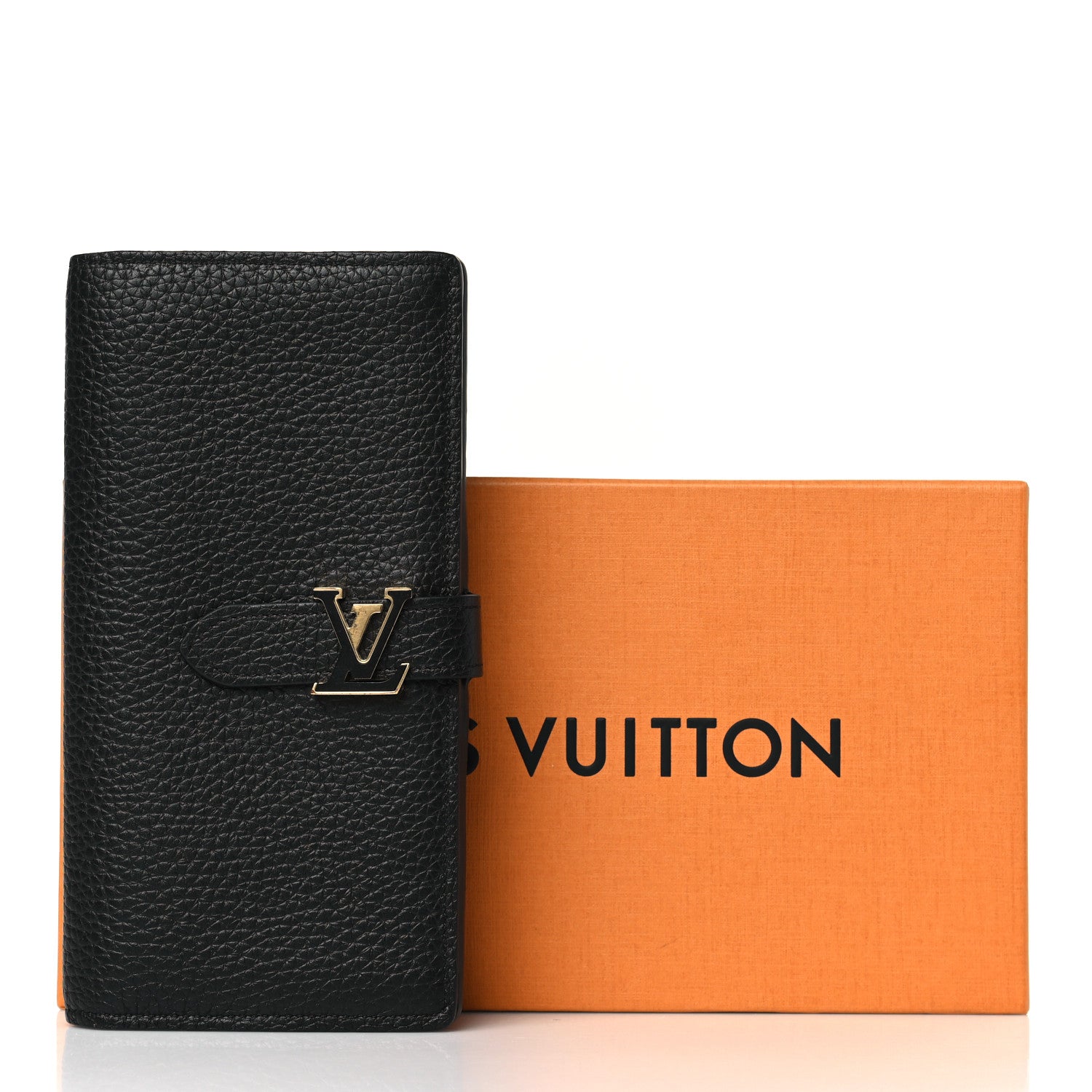 Louis Vuitton Taurillon LV Vertical Capucines Wallet Black Arizona 7 of 7
