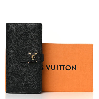 Louis Vuitton Taurillon LV Vertical Capucines Wallet Black Arizona 7 of 7