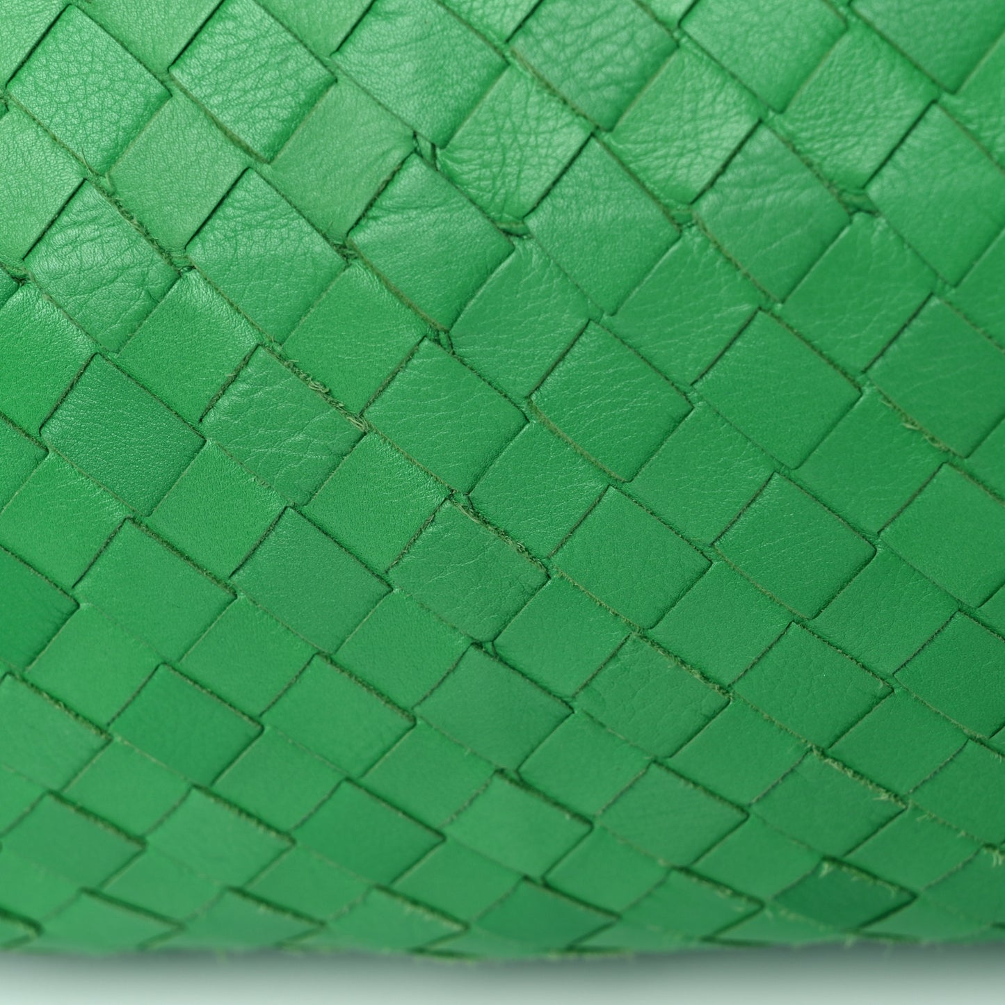Nappa Maxi Intrecciato The Pouch Oversized Clutch Racing Green