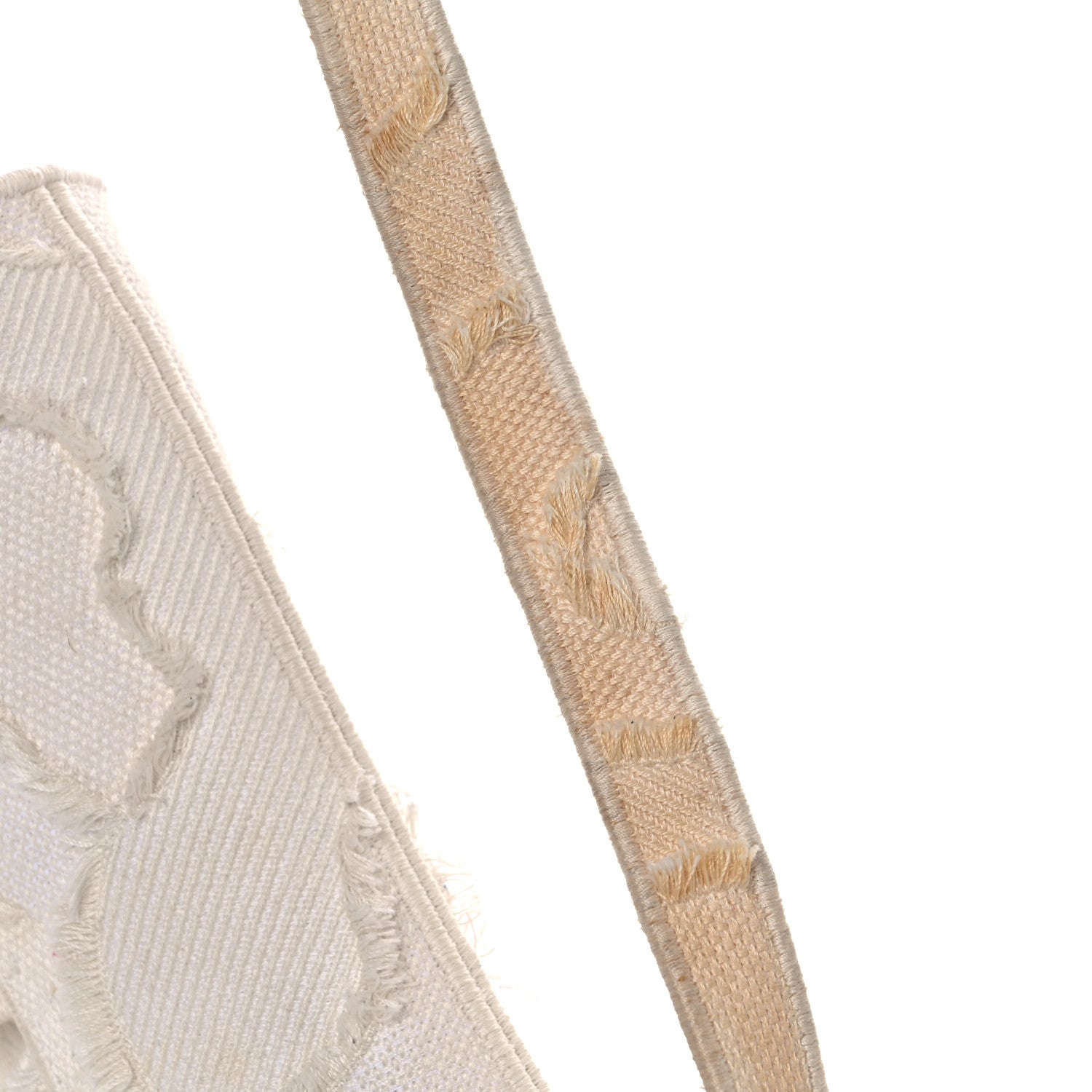 Christian Dior Canvas Embroidered Camouflage Saddle Bag White 16 of 28
