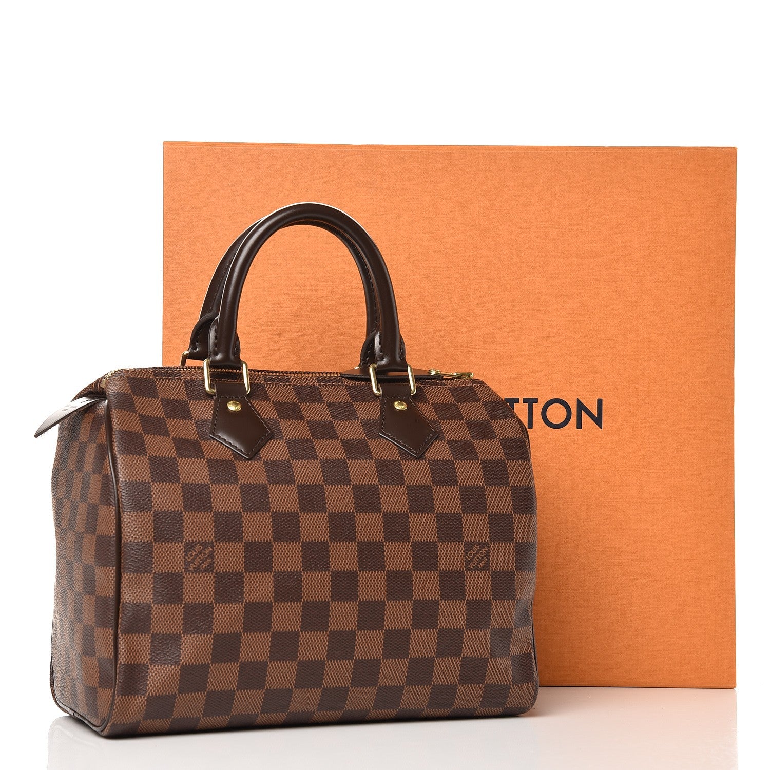 Louis Vuitton Damier Ebene Speedy 25 9 of 9