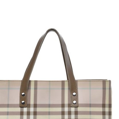Burberry Candy Check Tote Pink Beige 19 of 19