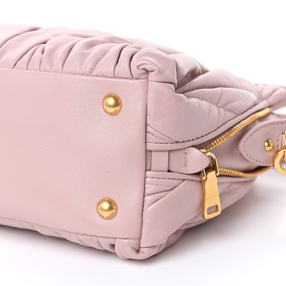 Miu Miu Nappa Matelasse Bauletto Top Handle Opale 9 of 9