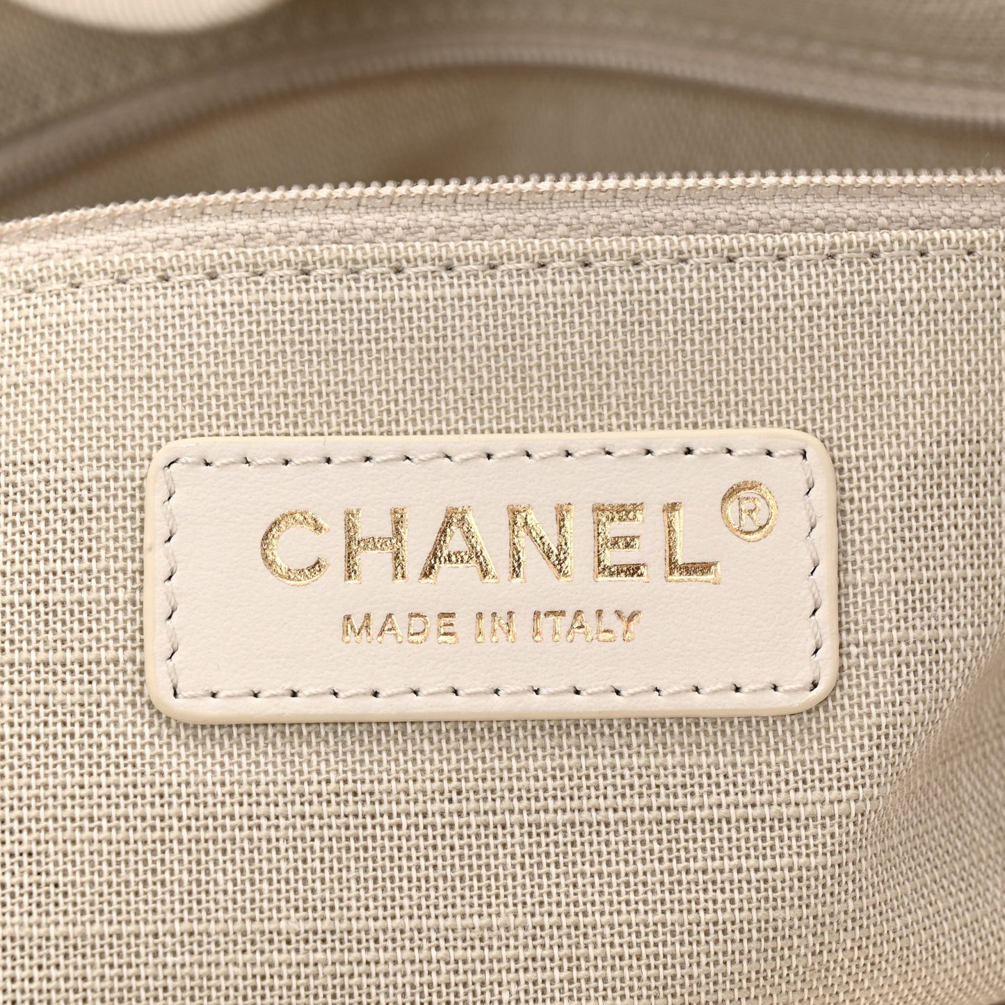 Mixed Fibers Small Deauville Tote White