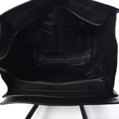 Celine Calfskin Micro Luggage Black 5 of 10