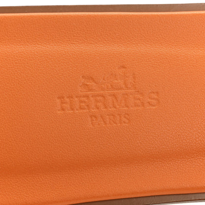 Hermes Suede Goatskin Oran Sandals 40 Rouge Ecarlate 8 of 10
