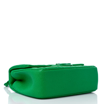 Chanel Caviar Quilted Mini Incognito Square Flap Green 4 of 10