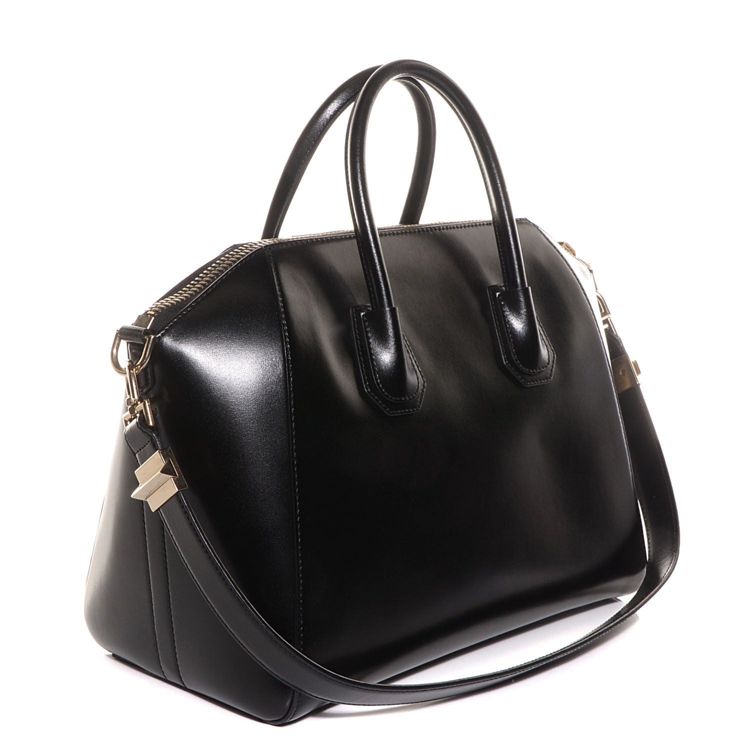 Givenchy Shiny Lord Calfskin Medium Antigona Black 3 of 11