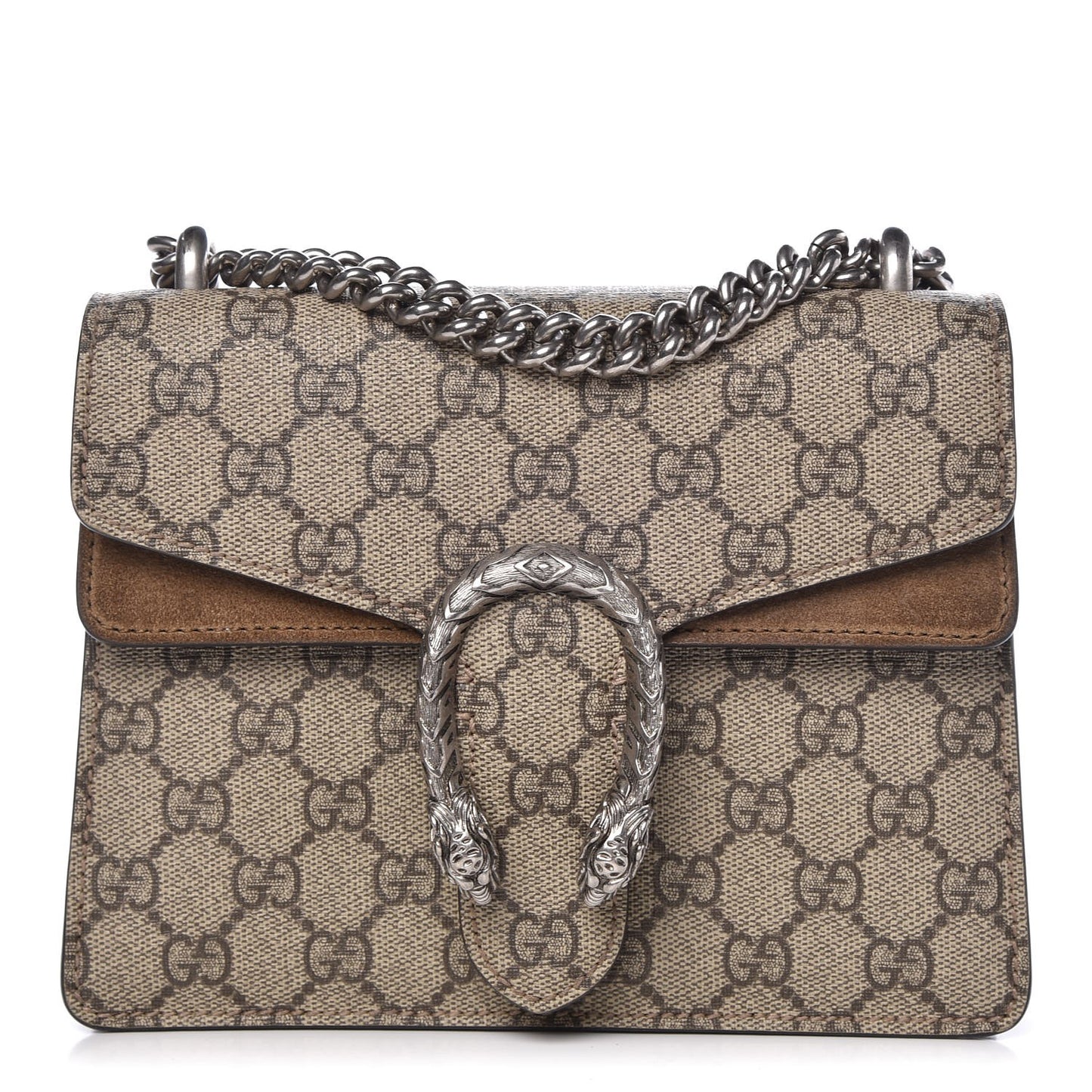 GG Supreme Monogram Mini Dionysus Shoulder Bag Taupe