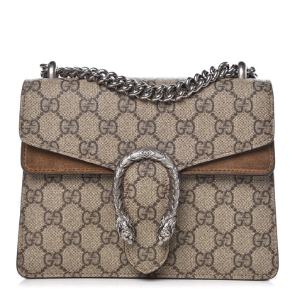 Gucci GG Supreme Monogram Mini Dionysus Shoulder Bag Taupe 1 of 9