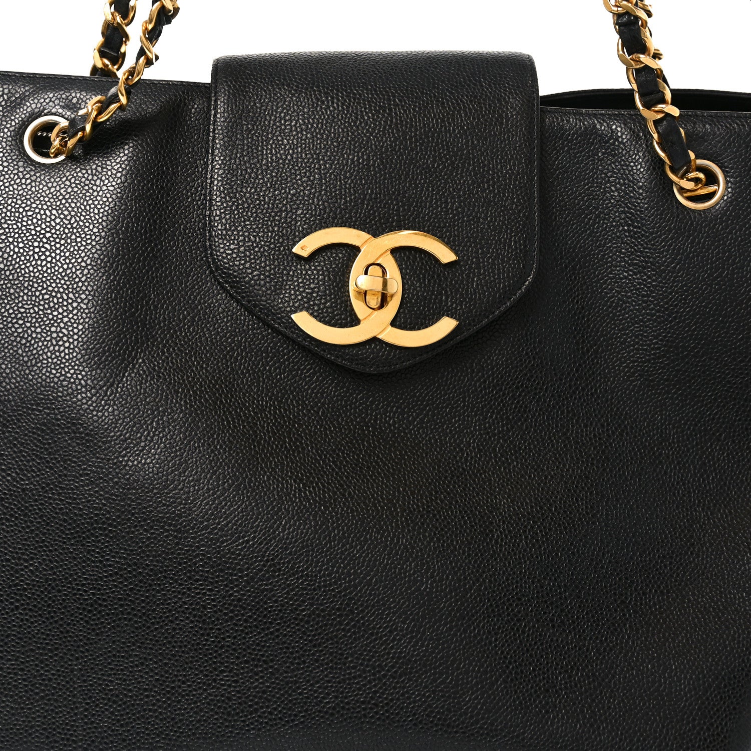 Chanel Caviar XL Weekender Bag Black 8 of 10