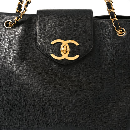 Chanel Caviar XL Weekender Bag Black 8 of 10