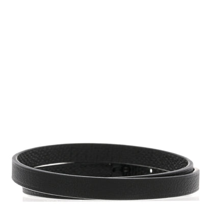 Hermes Epsom Swift Behapi Double Tour Bracelet T6 Black 3 of 5
