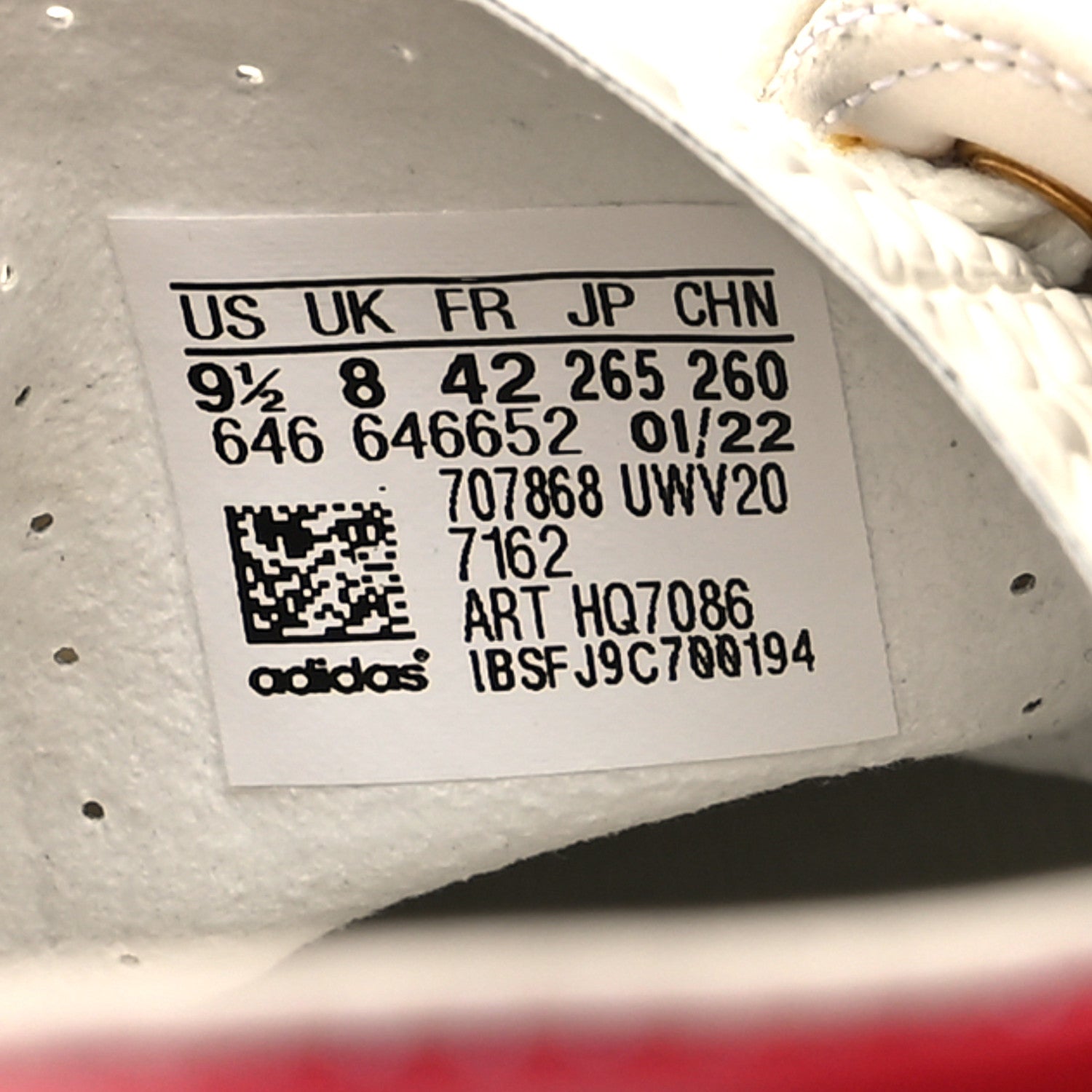 Gucci X ADIDAS Vintage GG Monogram Mens Gazelle Sneakers 9.5 Mid Natural Nut Off White 6 of 8