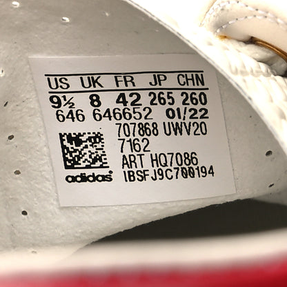 Gucci X ADIDAS Vintage GG Monogram Mens Gazelle Sneakers 9.5 Mid Natural Nut Off White 6 of 8